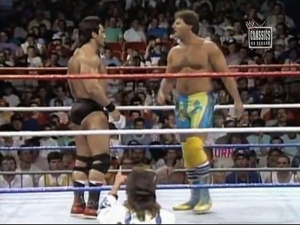 Fabulous Rougeau Brothers vs Paul Roma & Todd Becker SuperStars July 1st, 1989