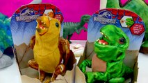Feed Playdoh Meat to Electronic Jurassic World Baby Dinosaurs Tyrannosaurus REX Cookieswir