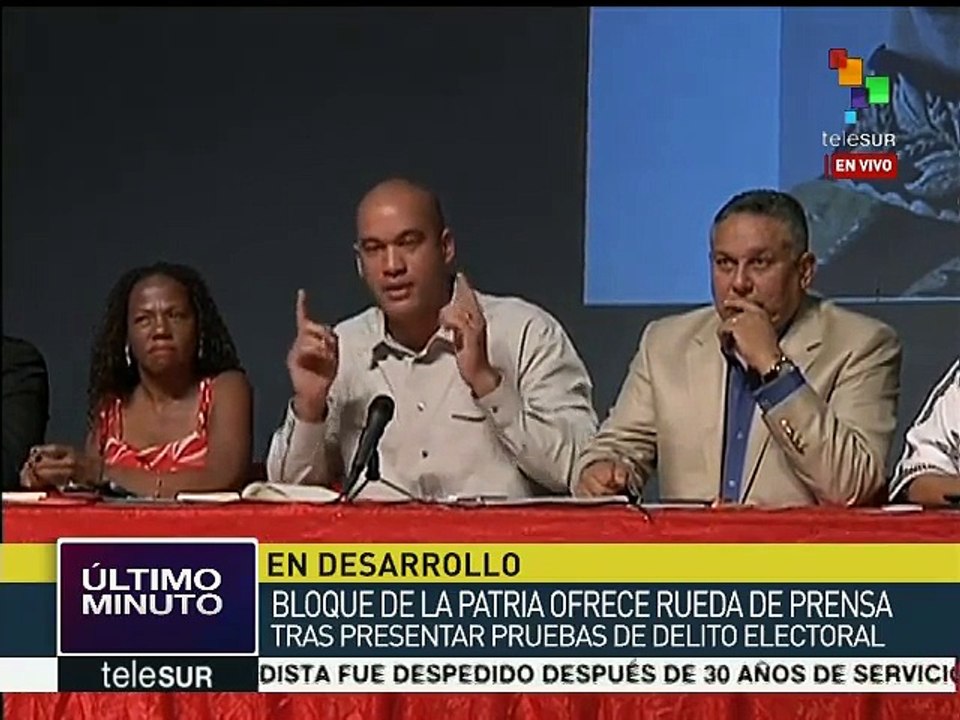 Rodríguez: Que no haya impunidad en delitos electorales de MUD