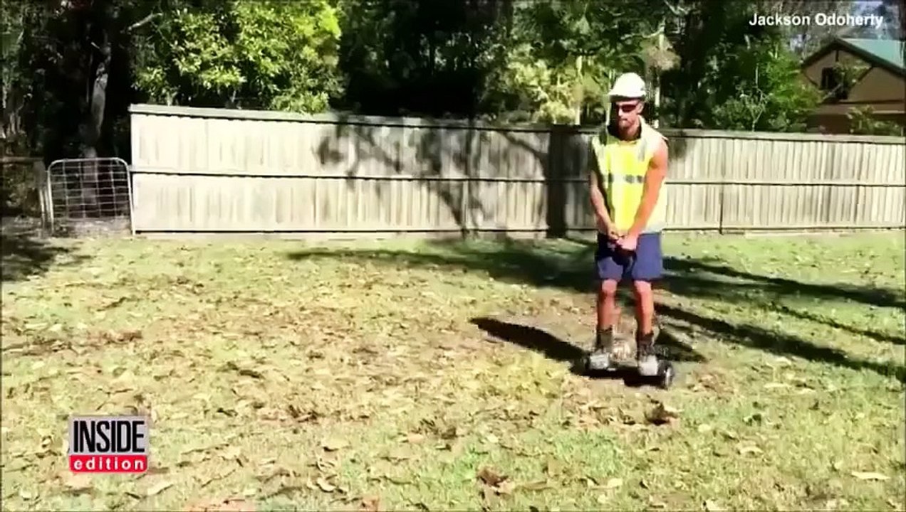 When hoverboard makes your life easy