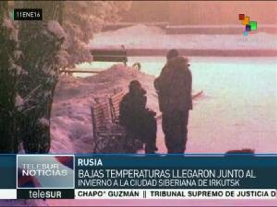 Rusia: ciudad siberiana de Irkutsk alcanza 30 grados bajo cero