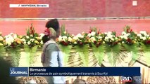 Le processus de paix symboliquement transmis à Suu Kyi