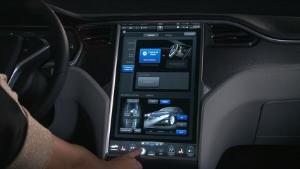 Pantalla táctil del Tesla Model S