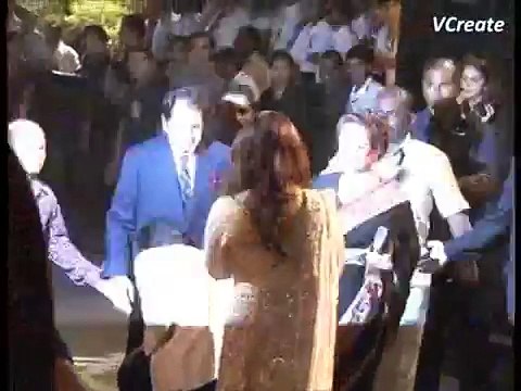 Dilip Kumar and Saira Banu at Amitabh Bachchan's birthday party.