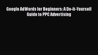 [PDF Download] Google AdWords for Beginners: A Do-It-Yourself Guide to PPC Advertising [Read]