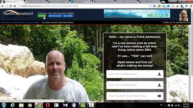 أقوى شرح موقع trafficmonsoon + التسجيل في paypal واستلام الارباح من الالف الى الياء