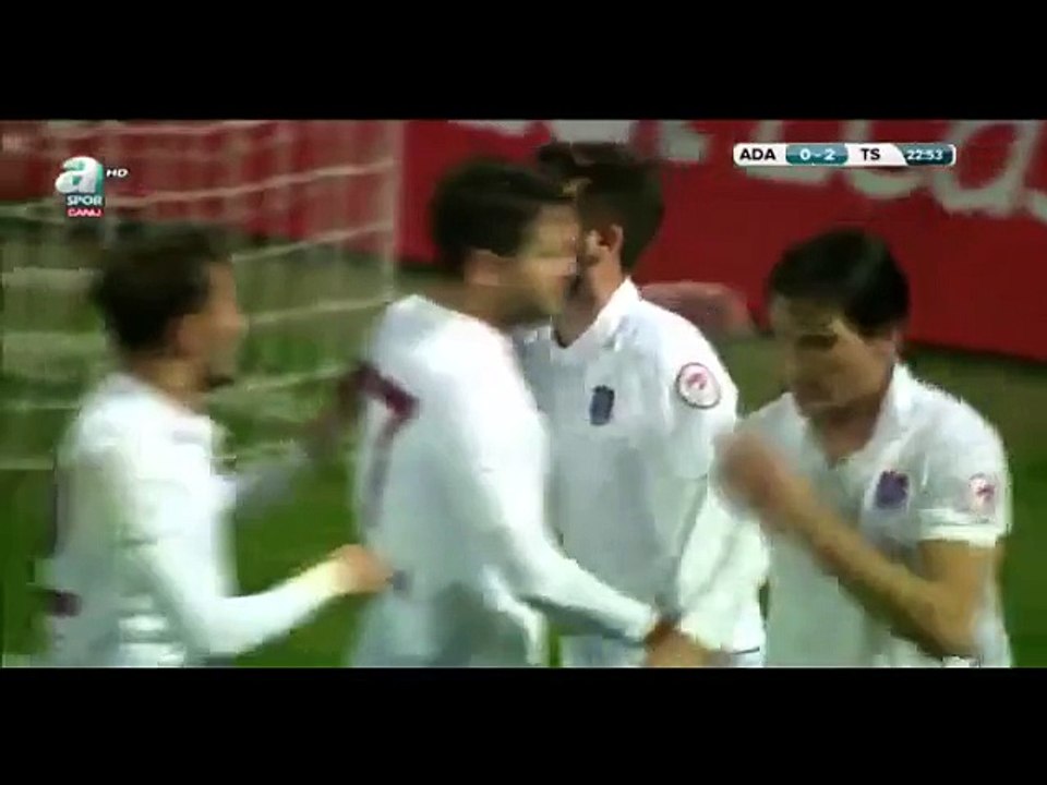 0-2 Soner Aydou011fdu Goal Turkiye Kupasi  R4 Group F - 12.01.2016, Adanaspor 0-2 Trabzonspor