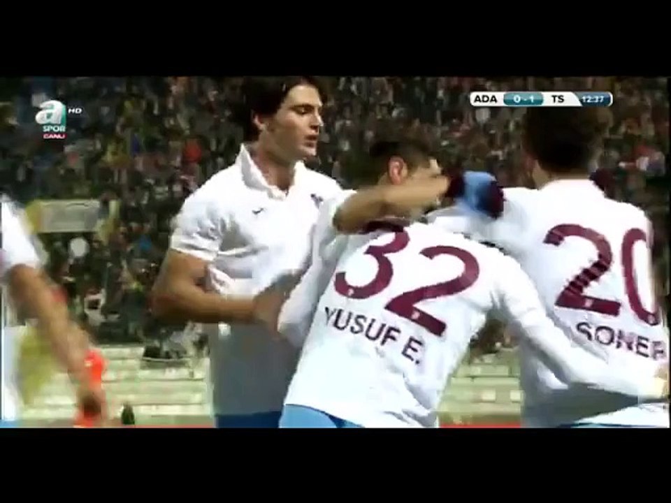 Yusuf Erdou011fan Goal Turkiye Kupasi  R4 Group F - 12.01.2016, Adanaspor 0-1 Trabzonspor