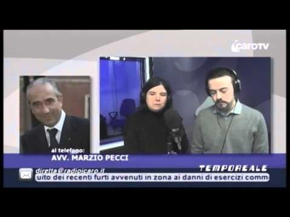 Icaro Tv. A Tempo Reale Marzio Pecci: se alleati non fanno nomi non possono porre veti