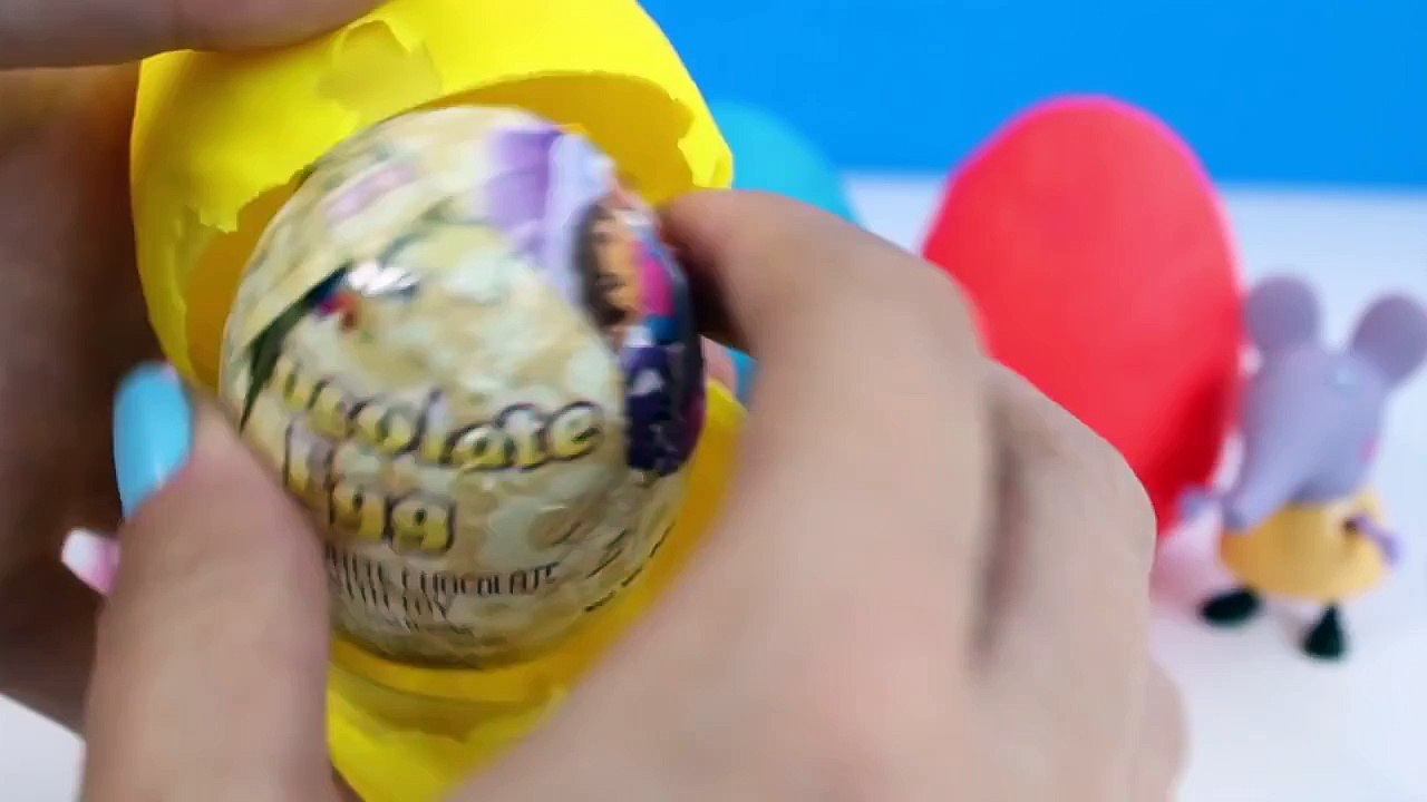 Peppa Pig Play-Doh Surprise Œufs de Peppa Pig Jouets Juguetes de Peppa Pig Huevos Sorpresa de Plastilina
