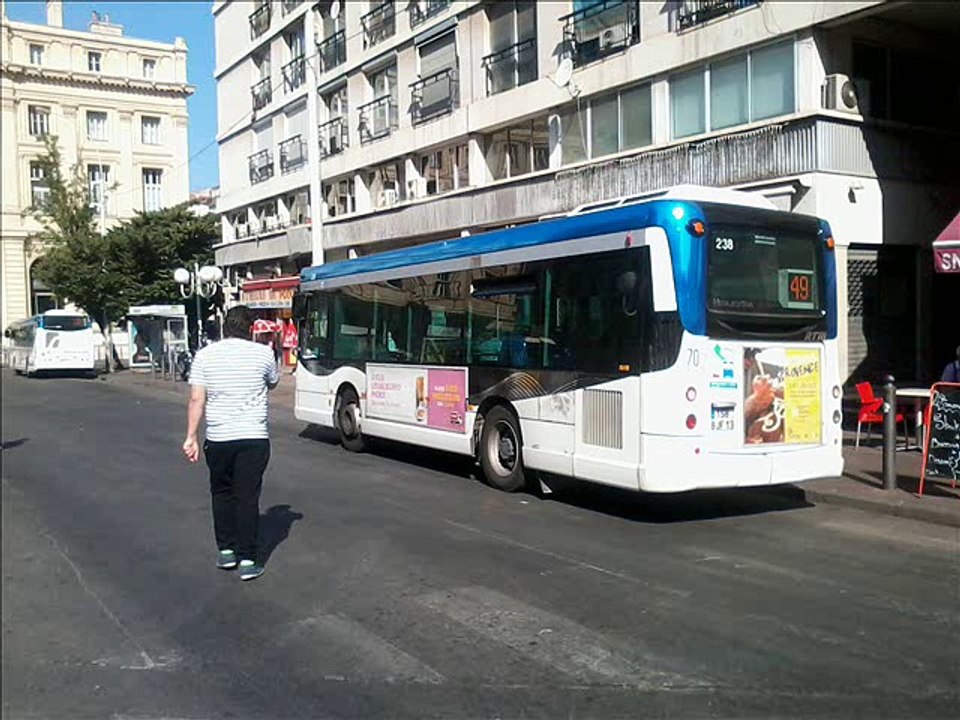 Sound Bus Heuliez Bus Access'Bus GX 127 n°238 de la RTM - Marseille sur la ligne 49