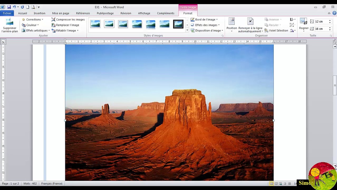 Cours et Formation microsoft Word 2010 - ateliers MOS N°1