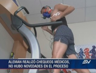 Brahian Alemán pasó los chequeos médicos de LDUQ