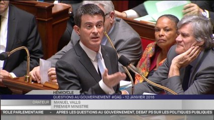 Parlement’air - Questions au gouvernement : Séance du mardi 12 janvier 2016