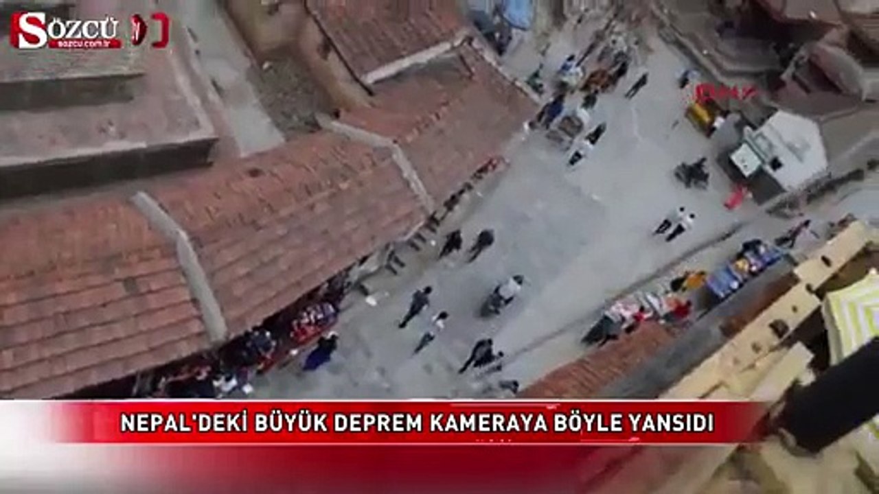 Tourist video captures moment earthquake struck Nepal Kathmandus Durbar Square