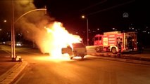 Pazar Malzemesi Yüklü Kamyonette Çıkan Yangın Maddi Hasara Yol Açtı - Eskişehir