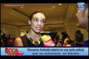 Giovanna Andrade estaría en una serie policial que se estrenaría en febrero
