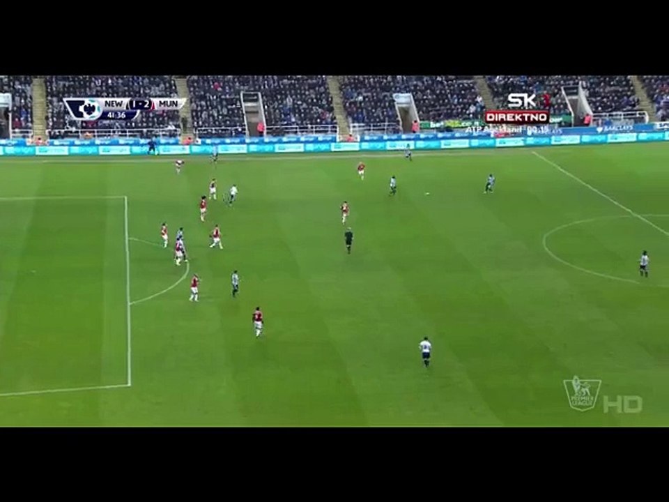 Georginio Wijnaldum Goal -  Newcastle Utd 1-2 Manchester United 12.01.2016,