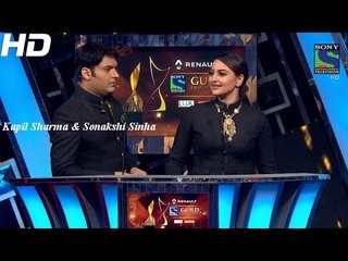 Sonakshi Sinha taking Selfie - Funny Moment - Guild Film Awards