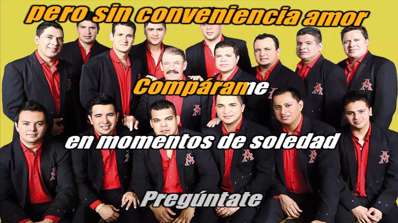 La Arrolladora Banda El Limon - Comparame - karaoke letra