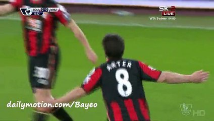 Harry Arter Goal HD - Bournemouth 1-0 West Ham - 12-01-2016