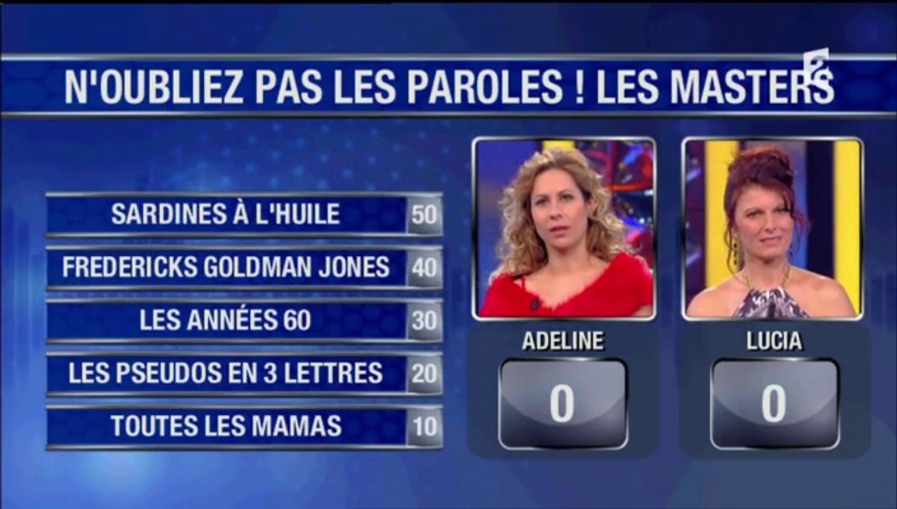 13 masters 2016 Lucia contre Adeline match aller