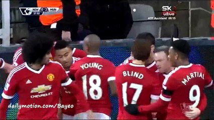 Jesse Lingard Goal HD - Newcastle Utd 0-2 Manchester United - 12-01-2016