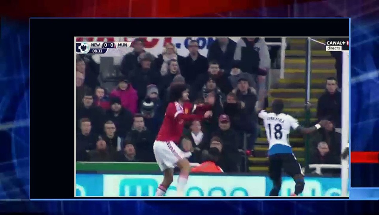 Newcastle United - Manchester United 0 - 1 Rooney Penalty 09 01 2016