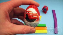 TOYS -Disney Cars Surprise Egg Learn A Word! Spelling Arts and Crafts Words! Lesson 1