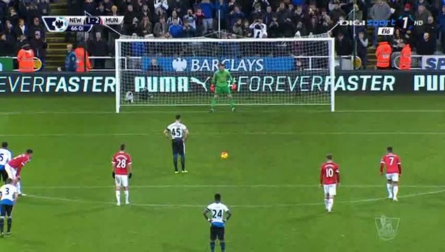 Aleksandar Mitrović Goal HD - Newcastle Utd 2-2 Manchester United - 12-01-2016