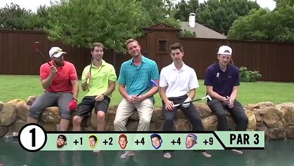 Funny games Plastic Golf Club Battle (Dude Perfect)