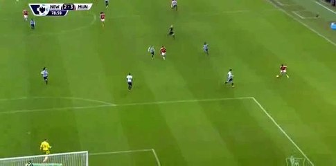 Wayne Rooney Goal - Newcastle Utd 2 - 3 Manchester United - 12-01-2016