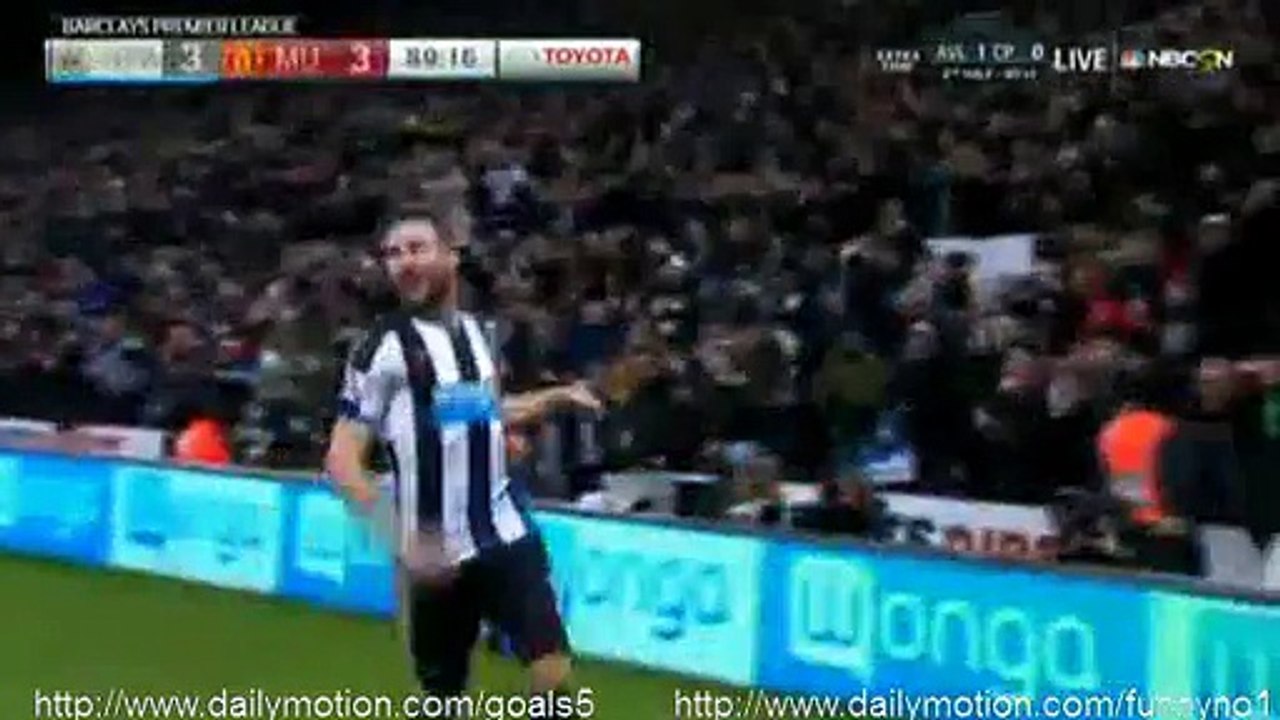 Paul Dummett Fantastic GOAL Newcastle 3-3 Manchester United FA CUP