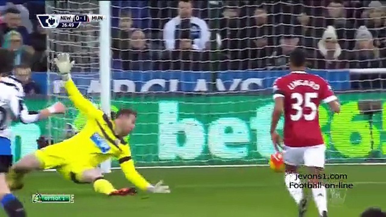 Newcastle United vs Manchester United – Highlights – 12 Jan 2016