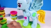 Play-Doh Mon Petit Poney Rainbow Dash Style Salon Module de SCM de la pâte à modeler Jouet Vidéos