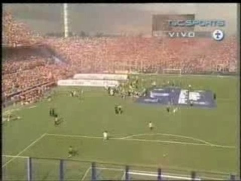 Salida Estudiantes partido definición Apertura 2006