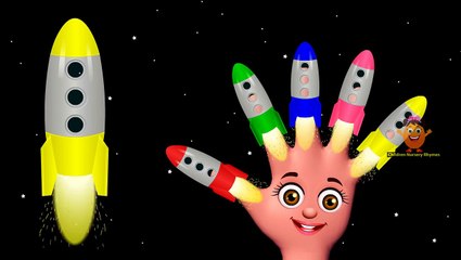 Rocket Finger Family Nursery Rhyme | Rocket Finger Family Song HD Childrens Songs