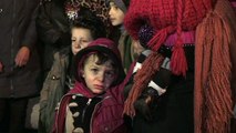 قافلة المساعدات تدخل مضايا المحاصرة والمتضورة جوعا