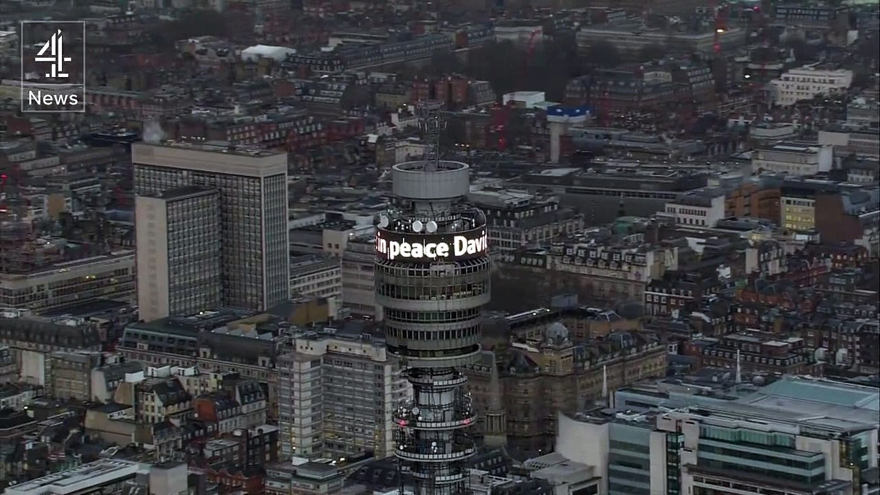 BT Tower tribute to David Bowie