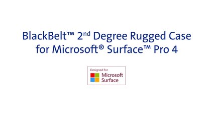 Kensington BlackBelt™ 2nd Degree Rugged Case for Surface™ Pro 4