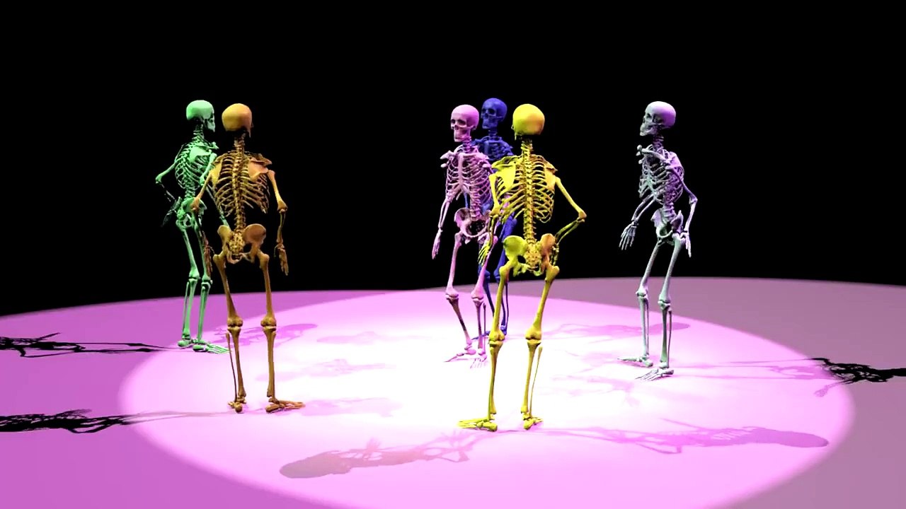 Skeleton Finger Family Song - Daddy Finger Skeletons Nursery Rhyme