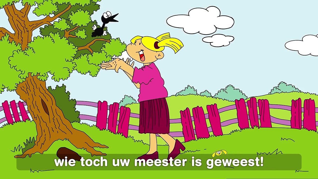 Klein vogelijn op groene tak - Kinderliedjes van vroeger