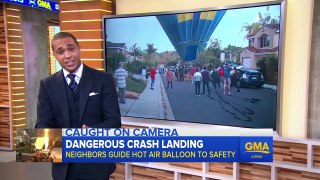 Hot Air Balloon Crashes Into California Neighborhood