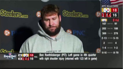 Ben Roethlisberger says he has torn ligaments in his shoulder