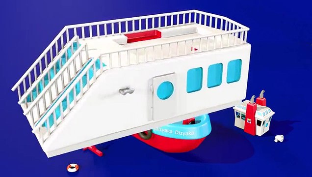 Jeu d'assemblage : le remorqueur. Dessins animés éducatifs pour les enfants sur bateaux en français Fun Fan FUN Videos