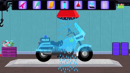 Police Bike Wash | Car Wash