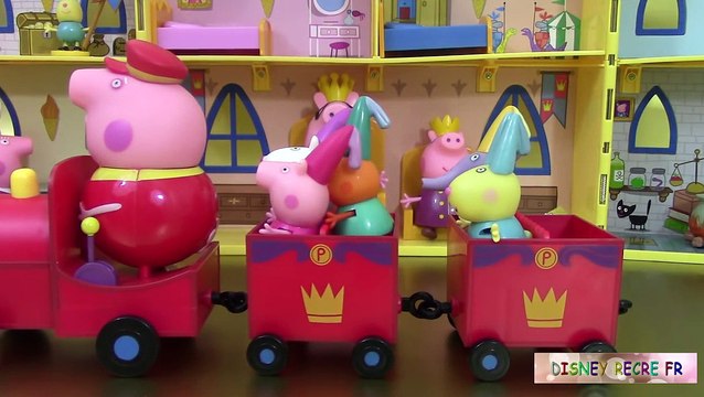 Train Royal de Papi Pig Grandpa et Princesse Peppa Pâte à modeler play doh