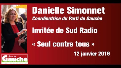 Sur les "primaires à gauche" : Danielle Simonnet invitée de Sud Radio