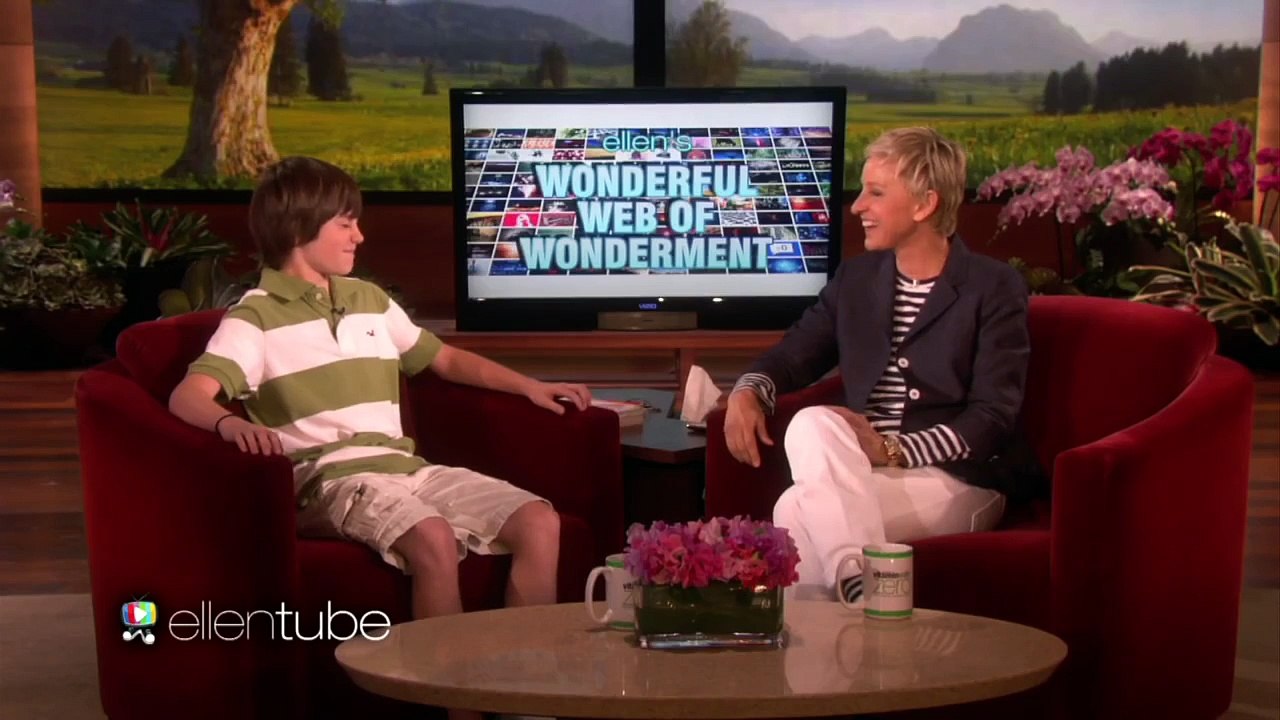 Greyson Chance Catches Up with Ellen