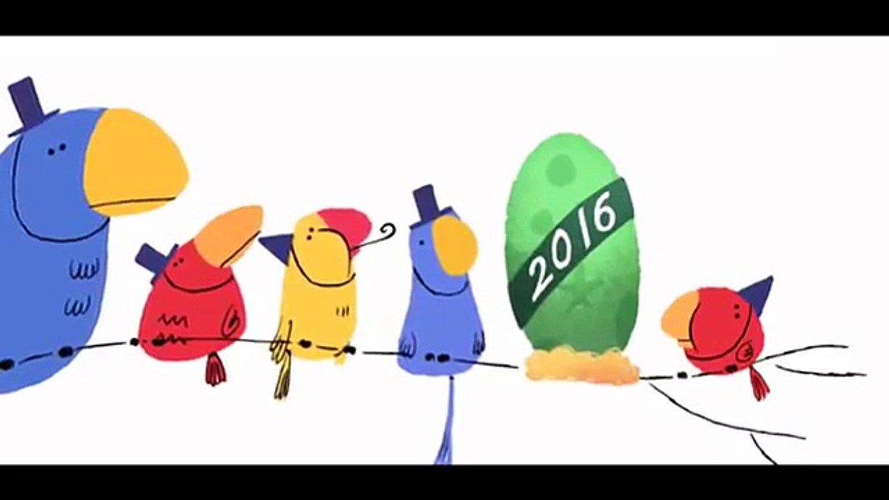New Years eve 2015 Happy New Year from (Google Doodle)